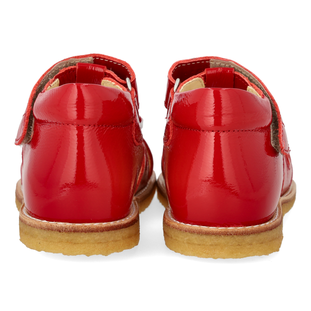 Toddler sandal with bow and velcro closure