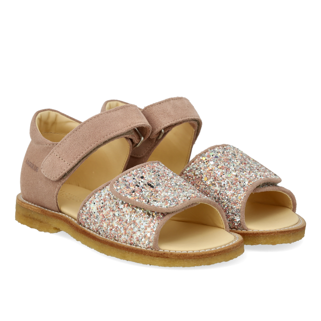 Sandal with sparkling glitter detail