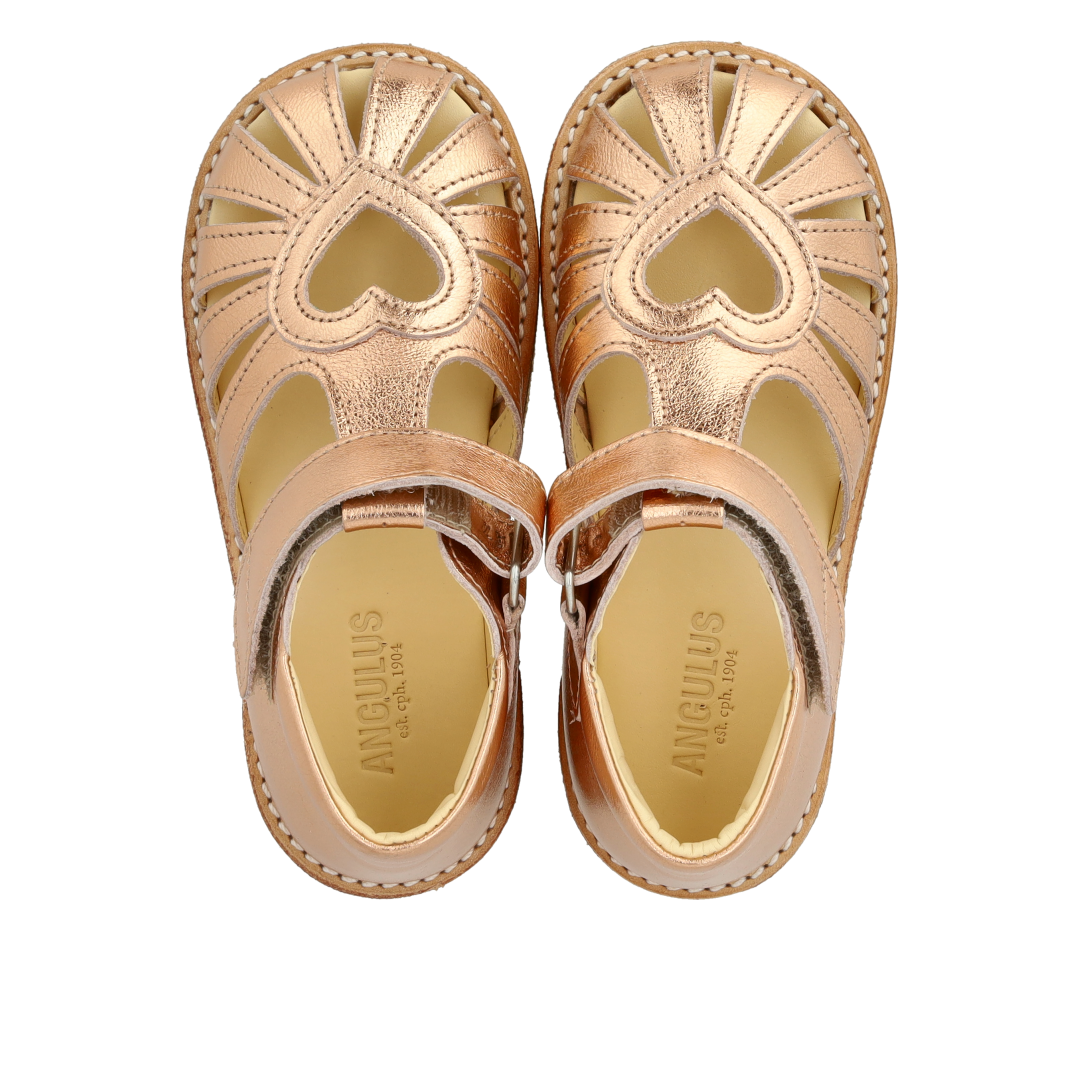Toddler heart sandal with Velcro closure