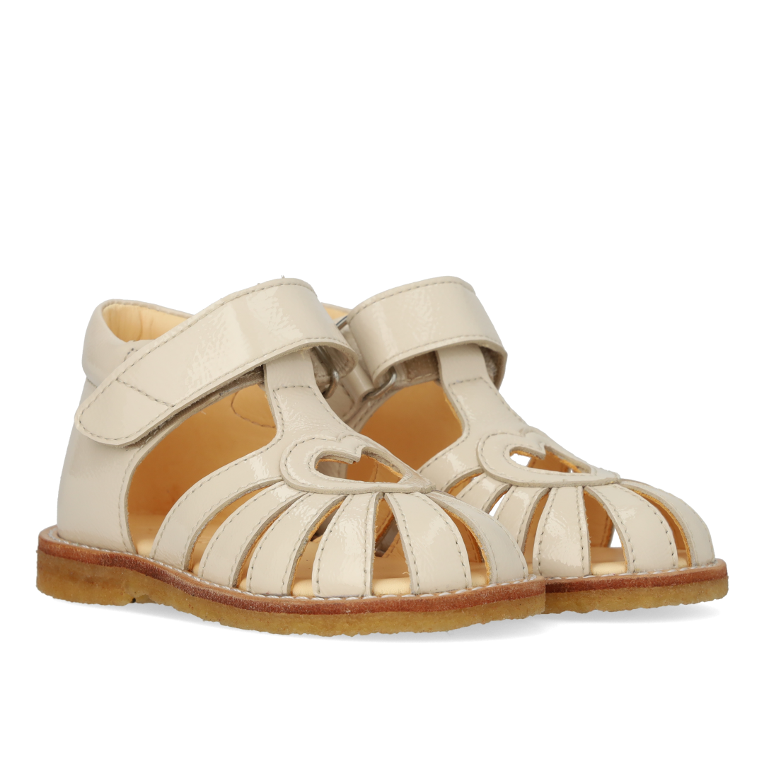 Toddler heart sandal with velcro closure