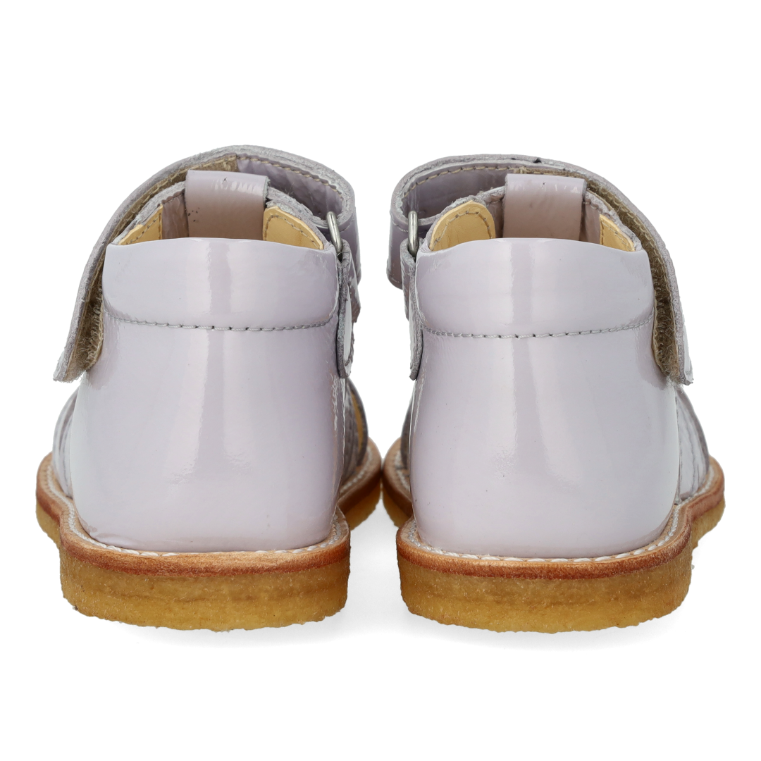 Heart sandal with glitter and Velcro closure