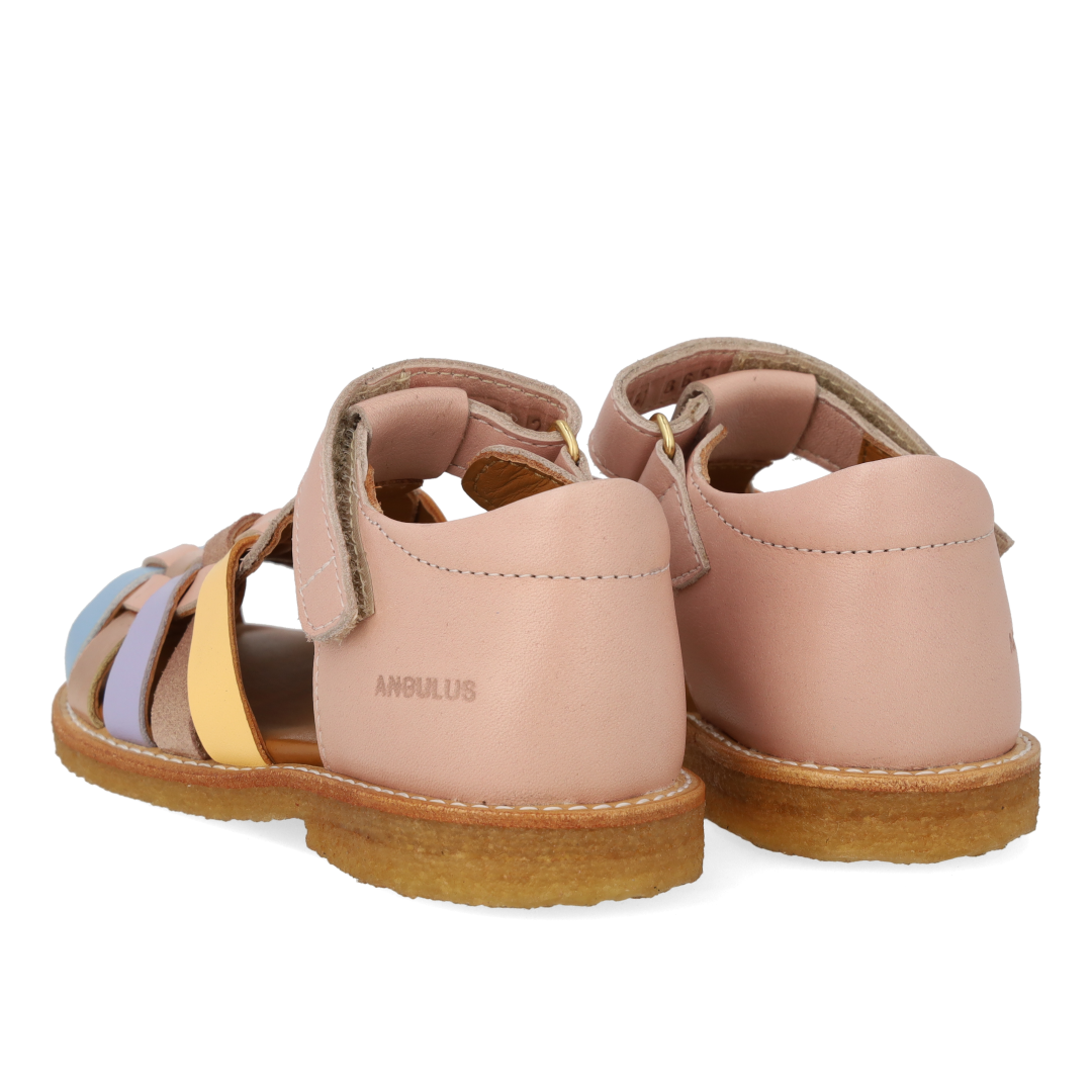 Colourblock braided sandal