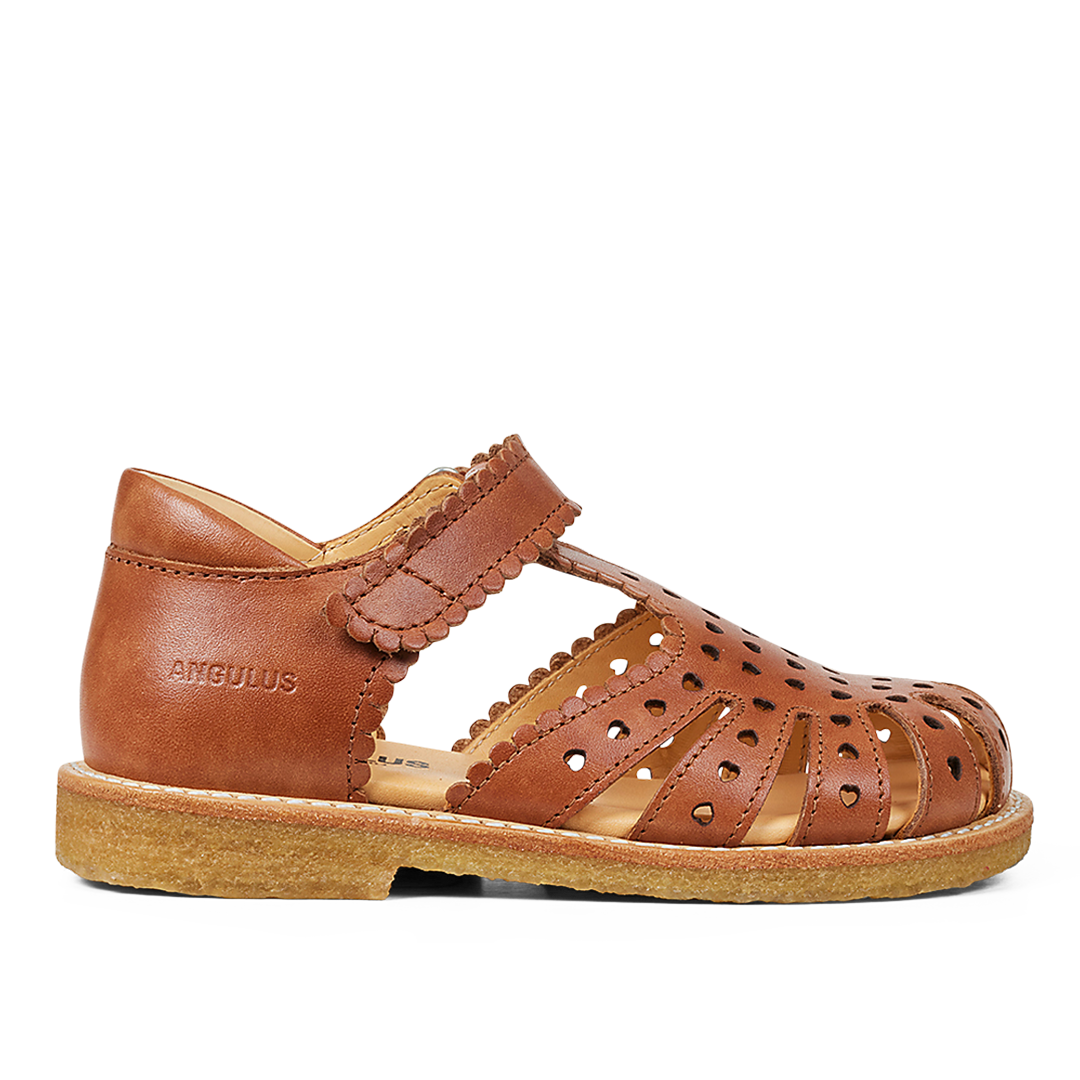 Sandal with mini hearts and Velcro closure