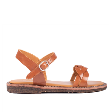 Sandal with open toe and braided detail