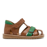 Angulus Colourblock sandal with adjustable velcro closure