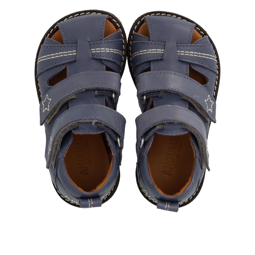 Star-embroidered sandal