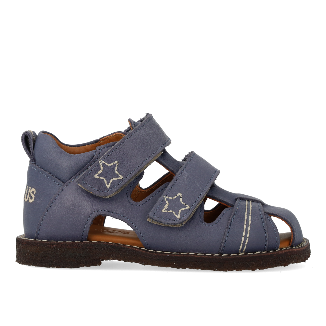 Star-embroidered sandal