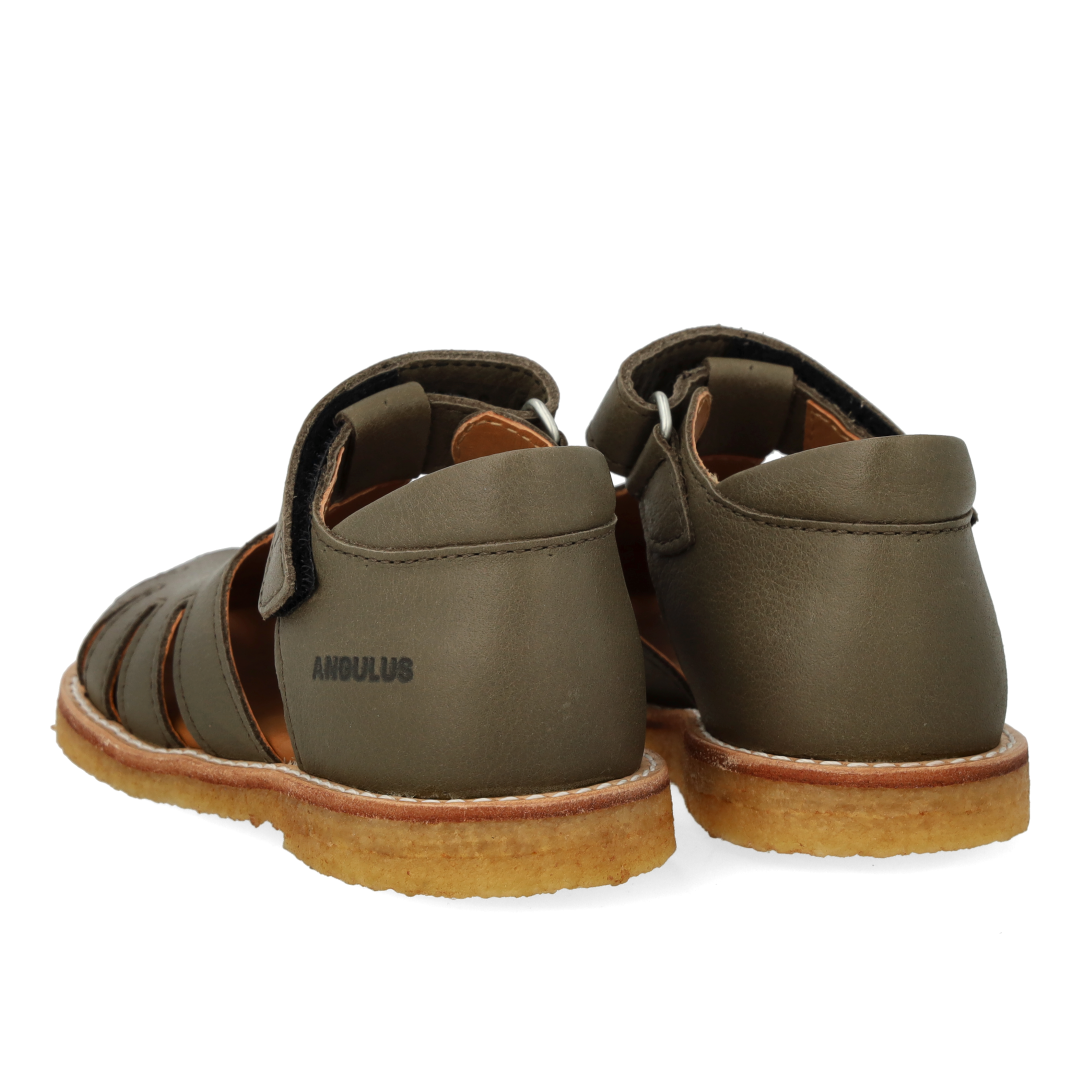 Toddler sandal with bee embroidery
