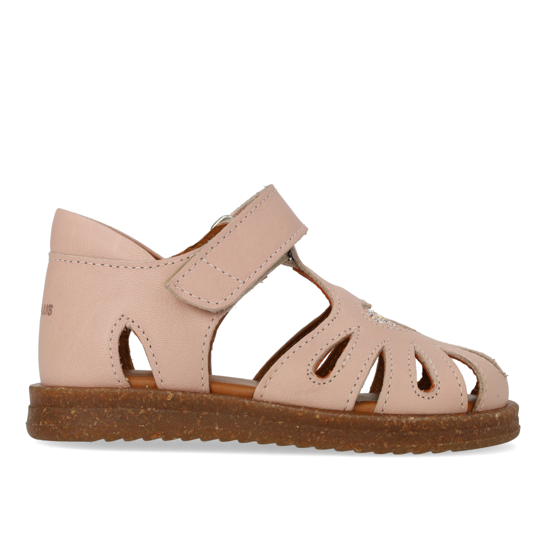 Toddler sandal with sparkling glitter heart