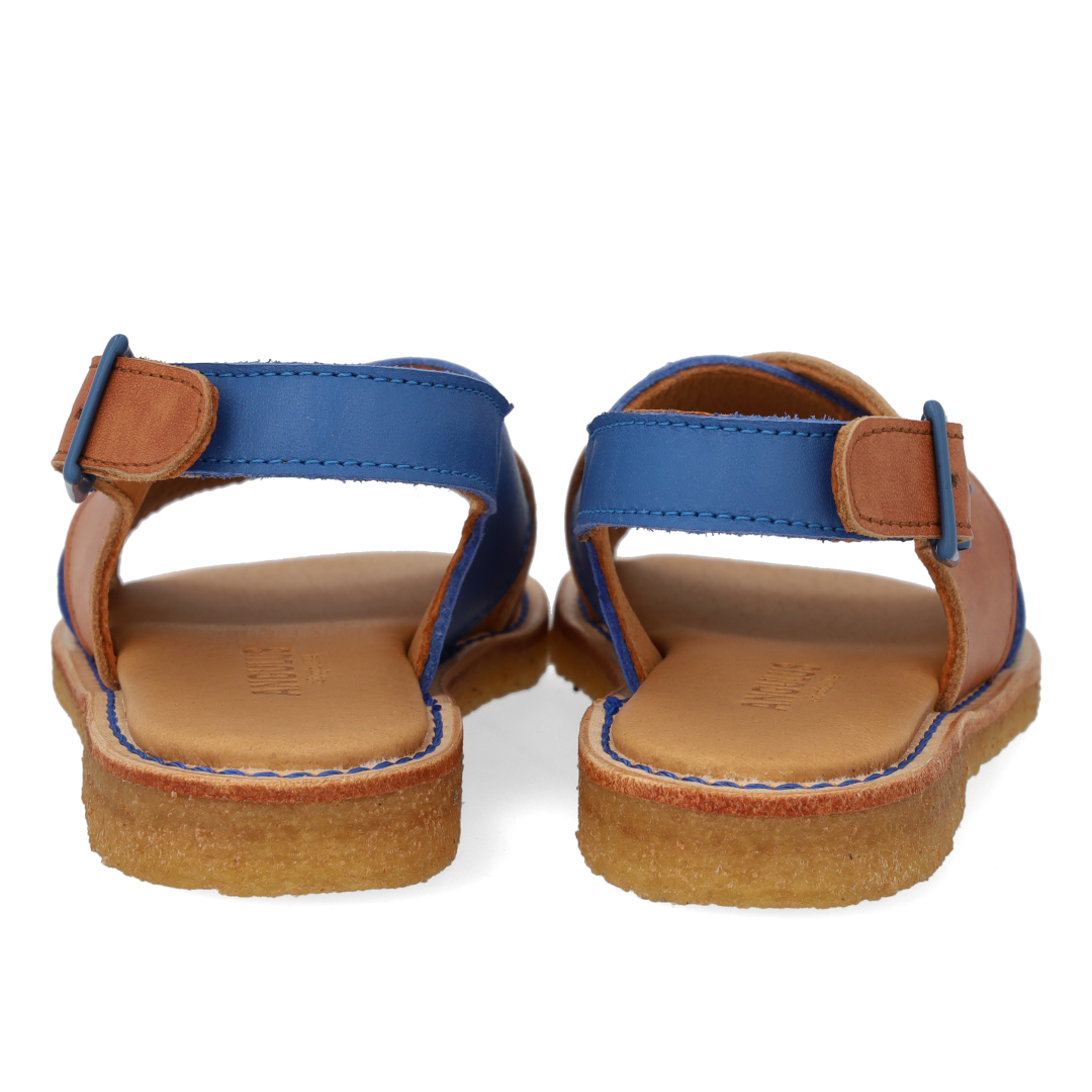 Cross-strap open-toe sandal