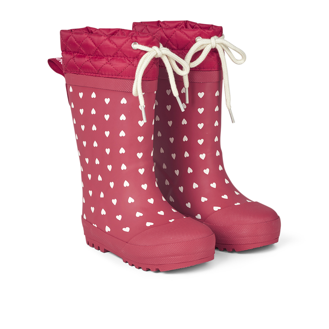 rain boot with wool lining