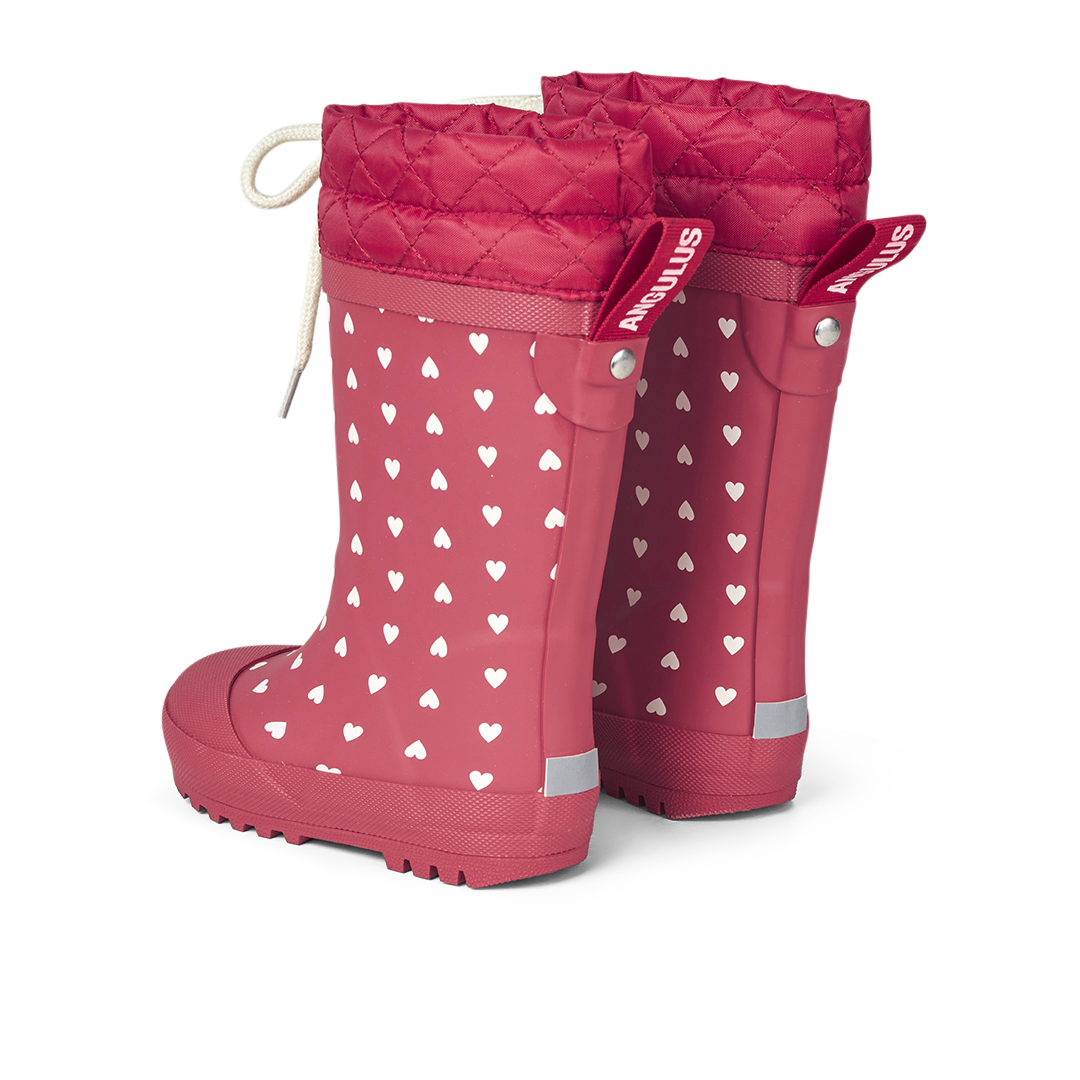 rain boot with wool lining