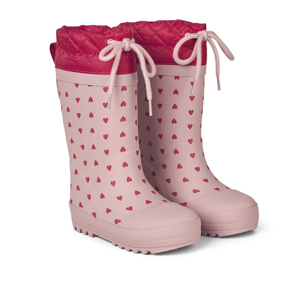 rain boot with wool lining