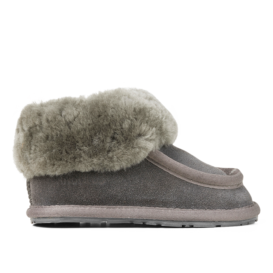 Slippers with lambswool