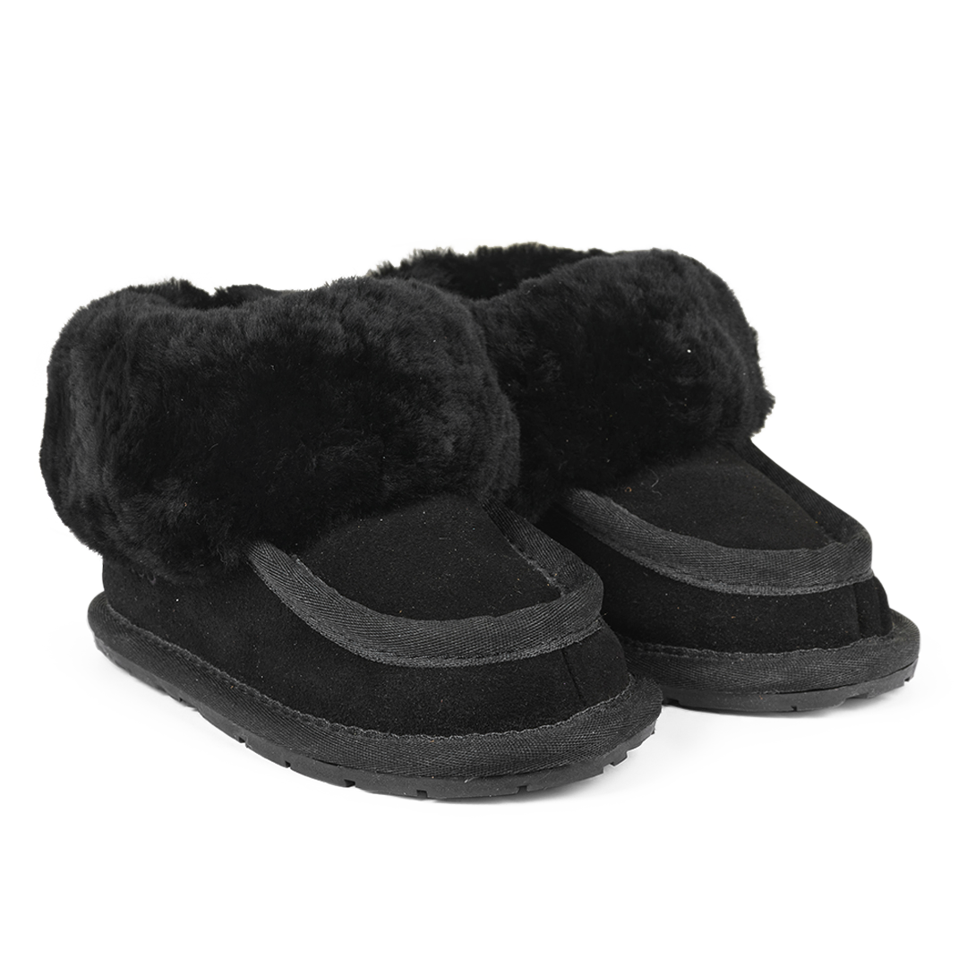 Slippers with lambswool