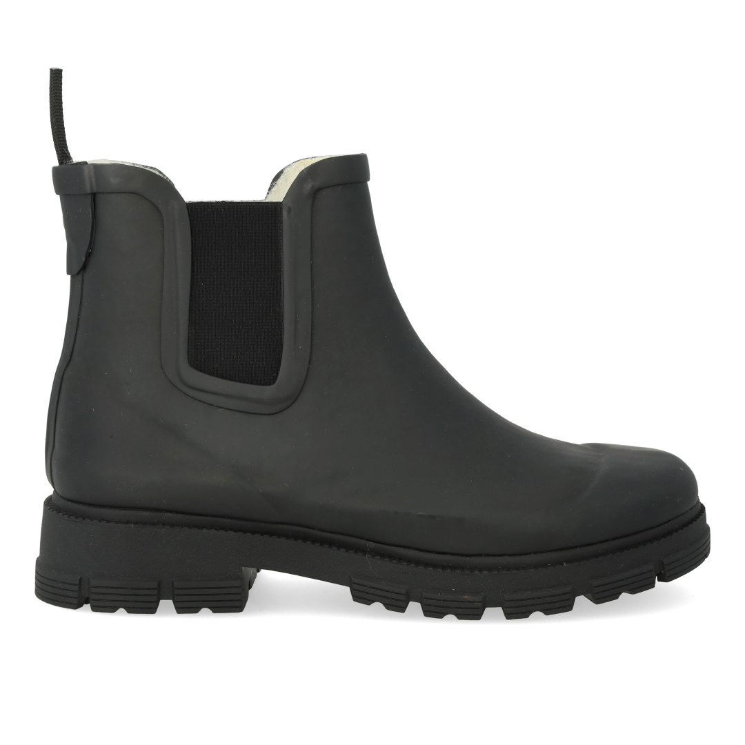 rain boot with wool lining