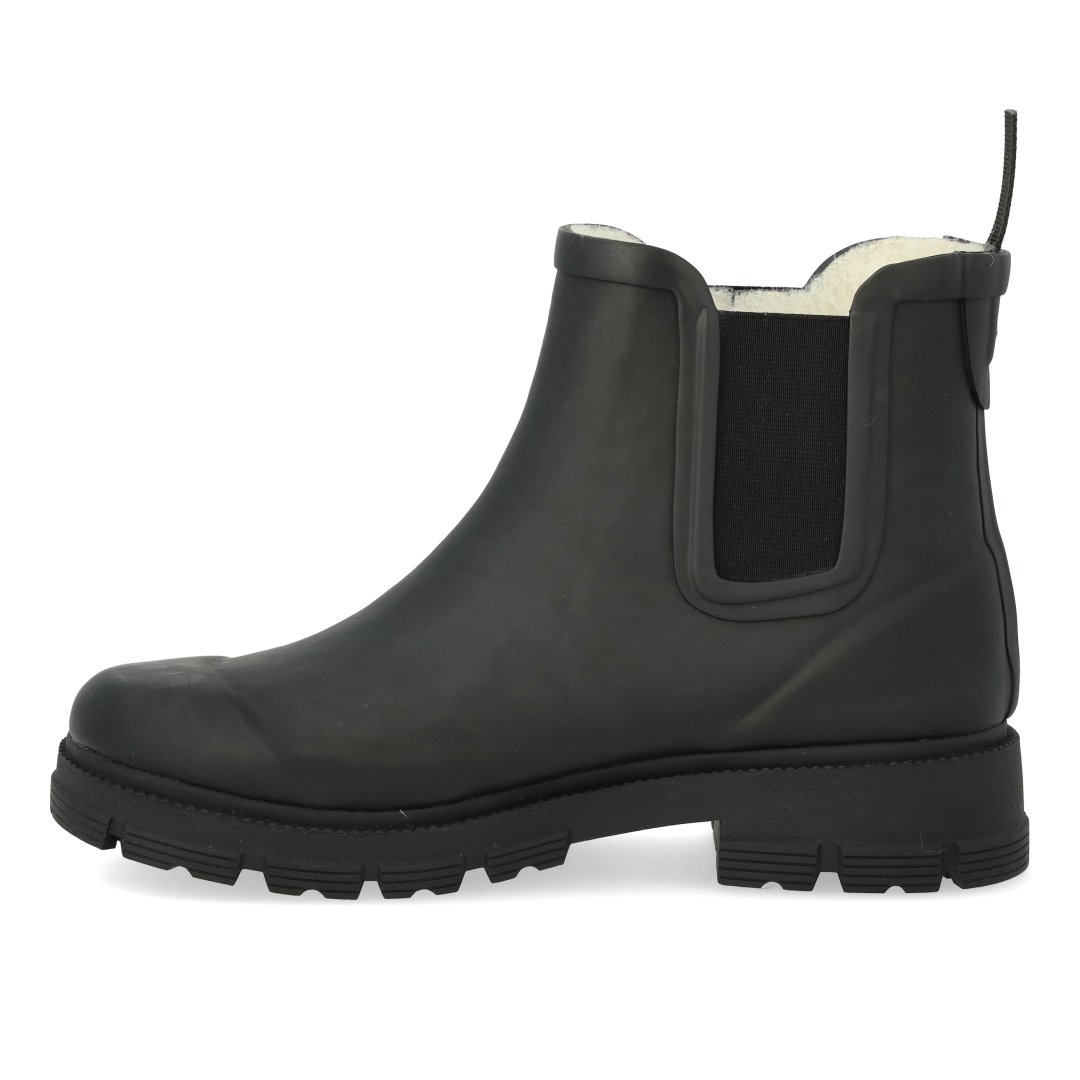 rain boot with wool lining