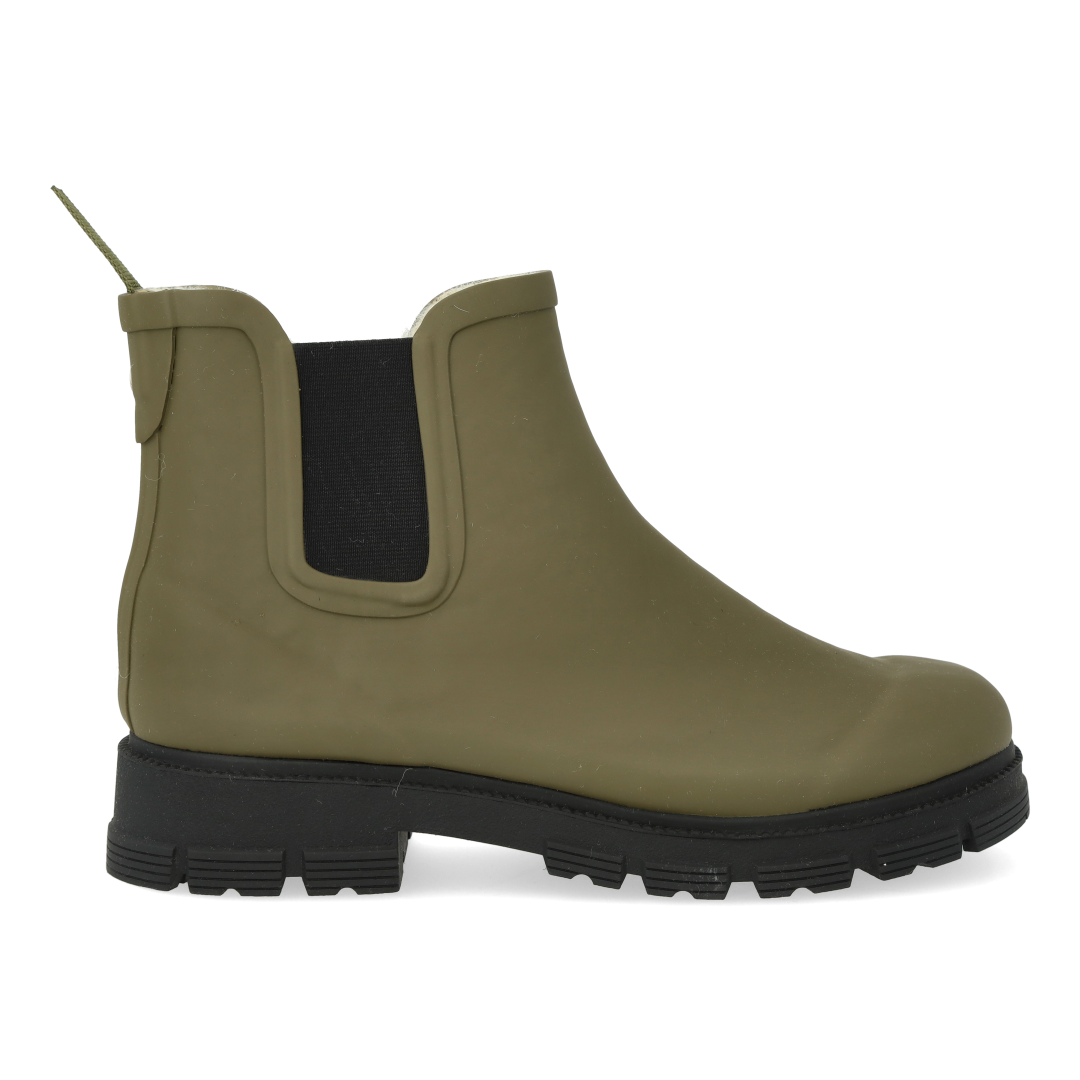 rain boot with wool lining