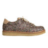 Angulus Sneaker in glitter with plateau sole