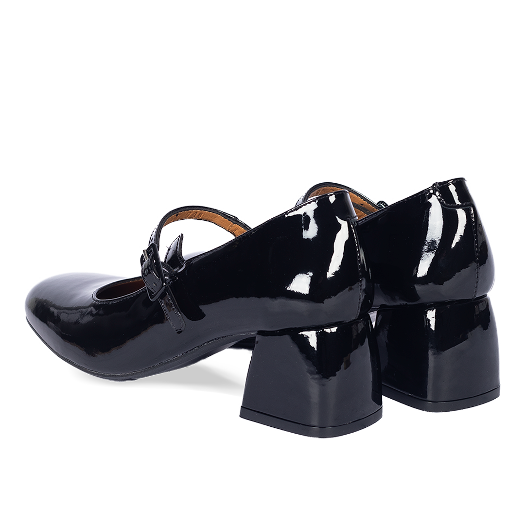 Mary Jane with sculptural heel