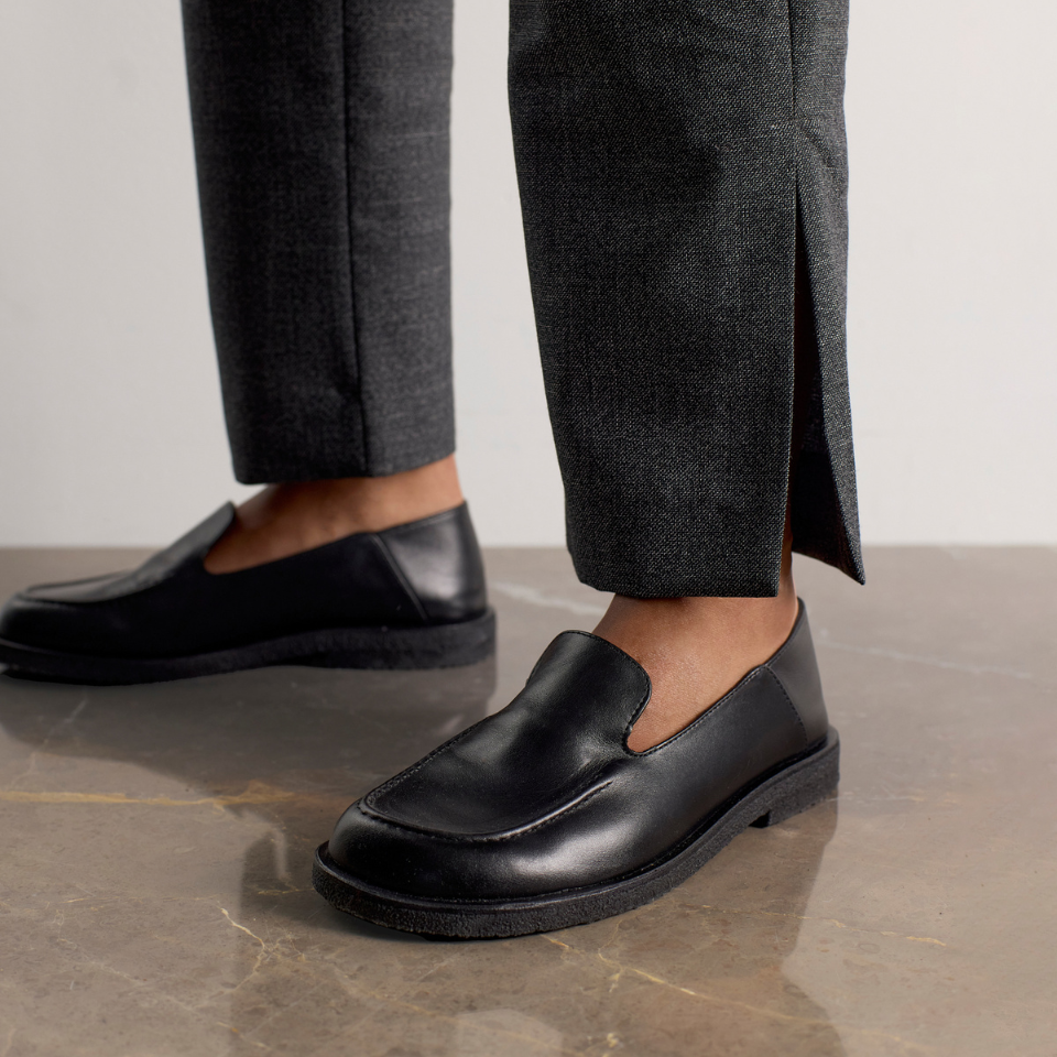 Loafer with a wide fit