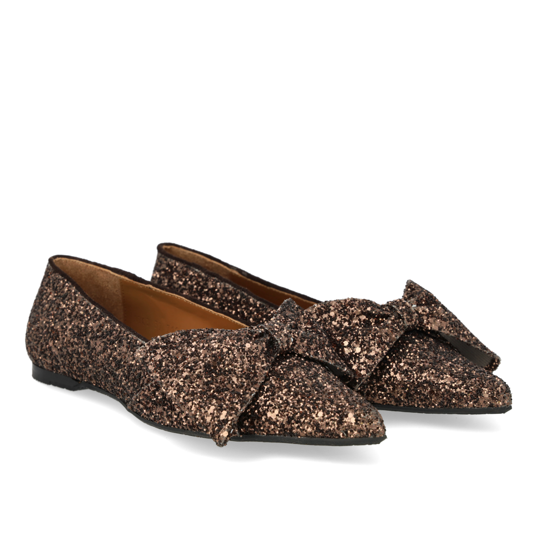 Bow Ballerina in Sparkling Glitter