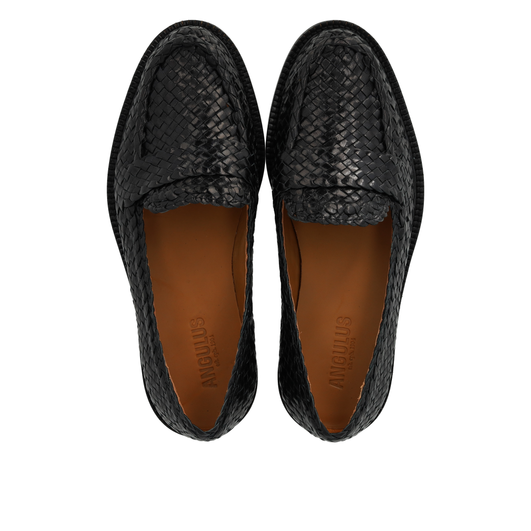 Handwoven penny loafer