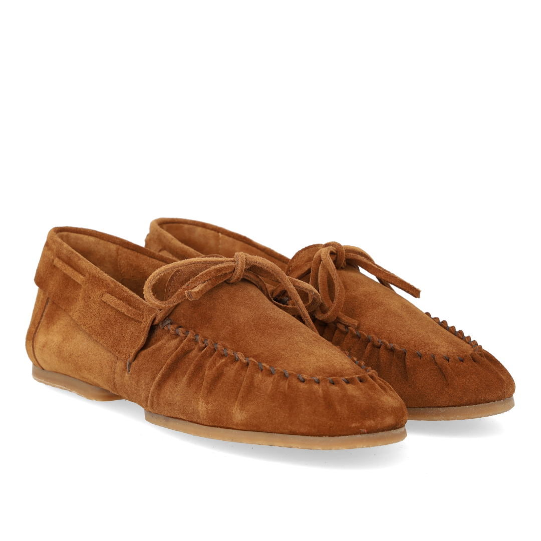 Ultra-soft lace-up moccasin