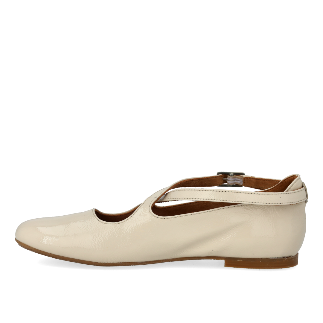 Mary Jane ballerina with cross detail