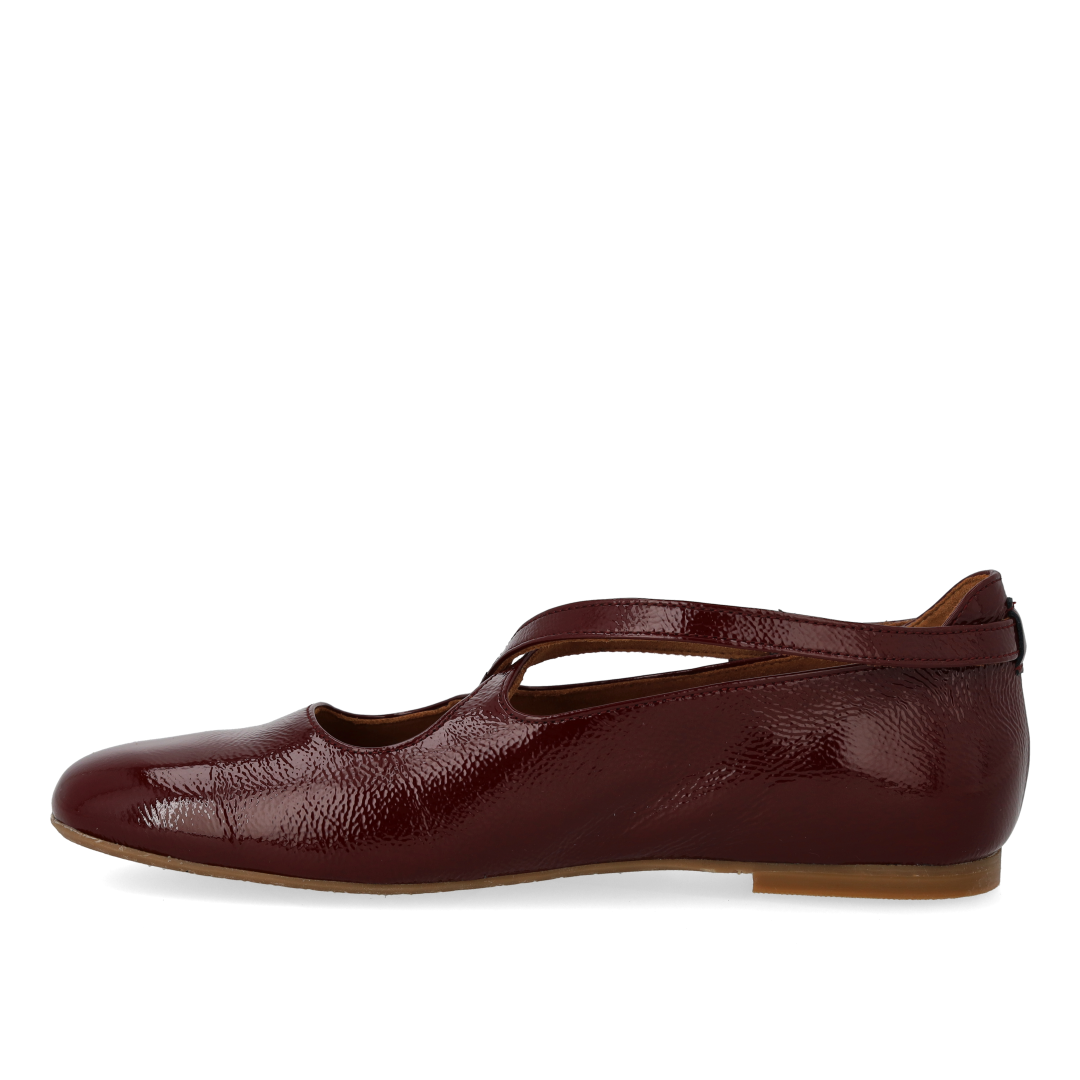 Mary Jane ballerina with cross detail