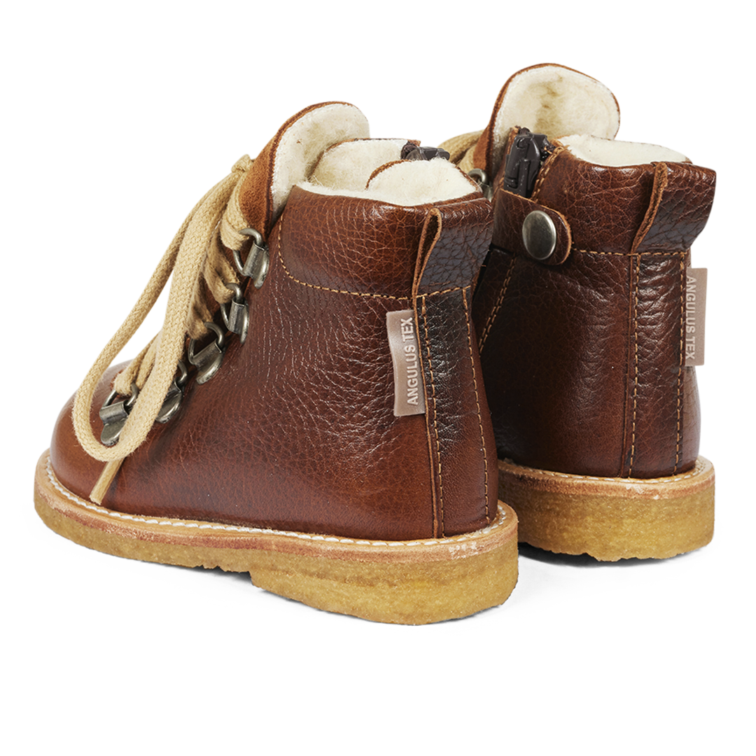 TEX-boot with laces and zipper