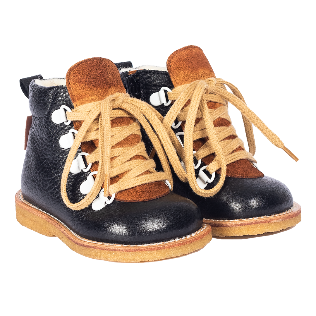 TEX-boot with laces and zipper