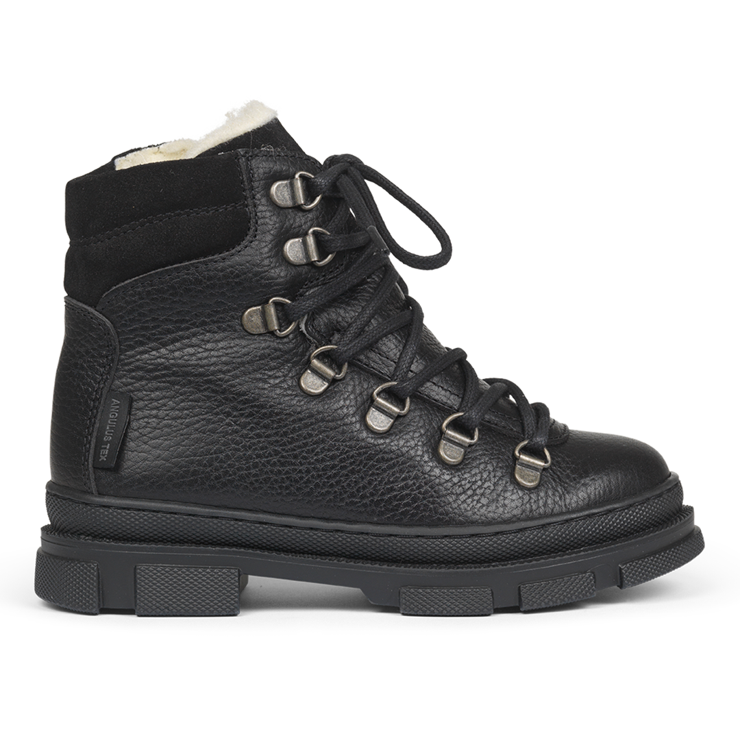 TEX lace-up boot with zipper