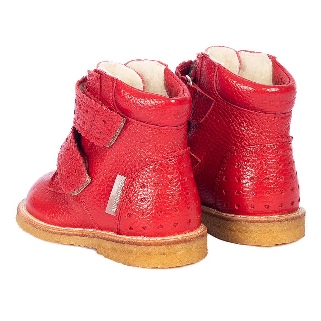 TEX-boot with hearts and Velcro closure