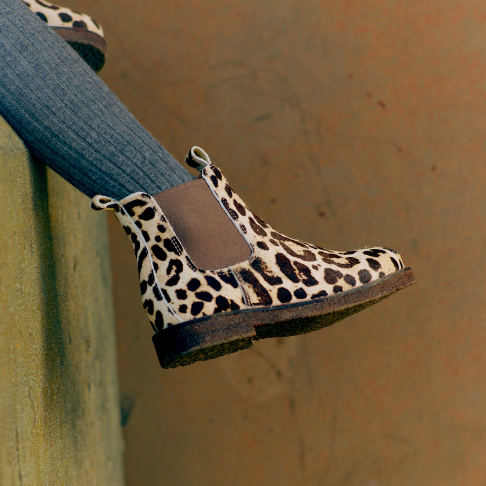 Chelsea boot in pony-hair