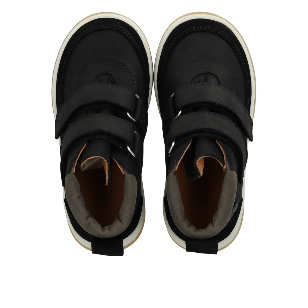 High-top TEX sneaker in leather