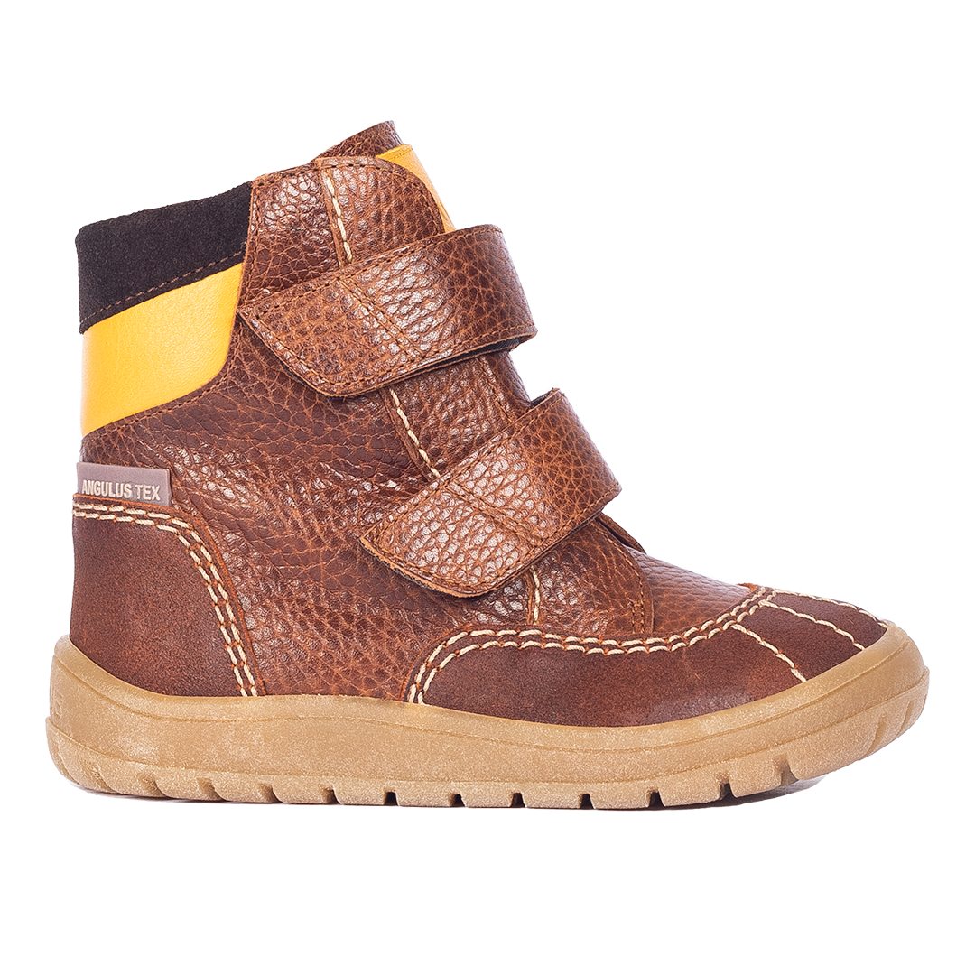 TEX boot with decorative contrast stitching