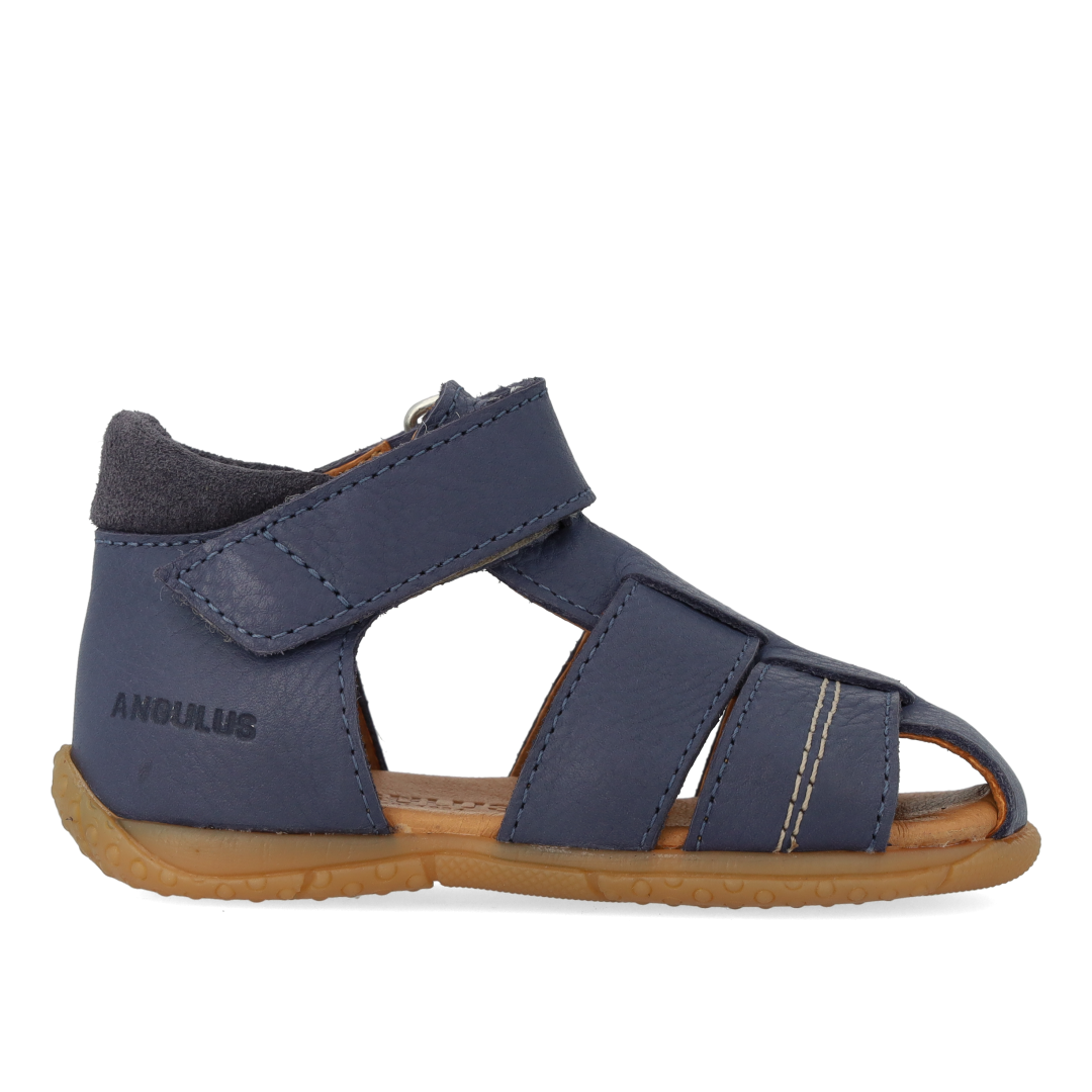 first steps sandal with contrast stitching