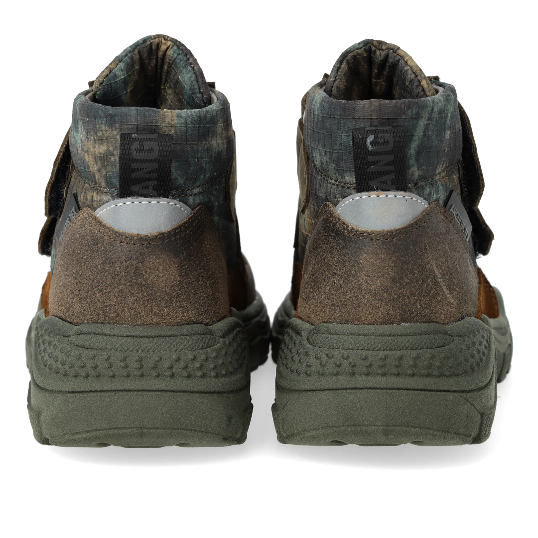 High-top TEX-sneaker in recycled nylon