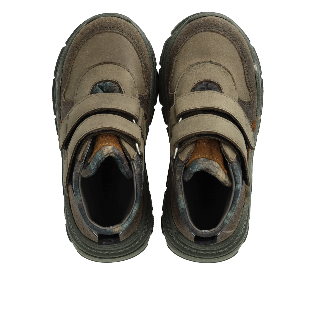 High-top TEX-sneaker in recycled nylon