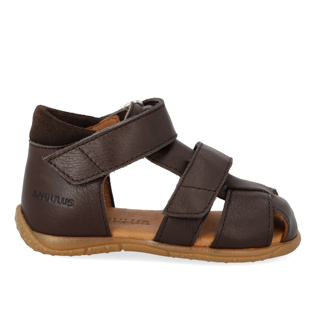 Sandal with double Velcro straps
