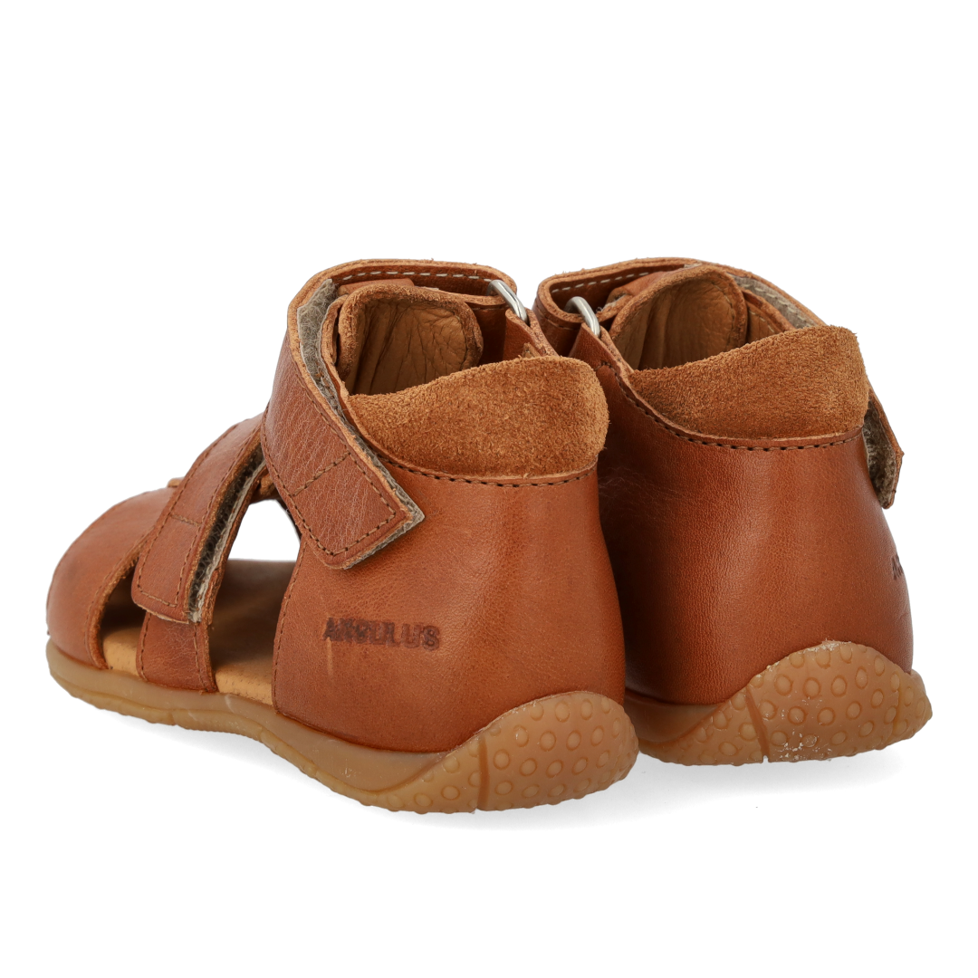 Sandal with double velcro