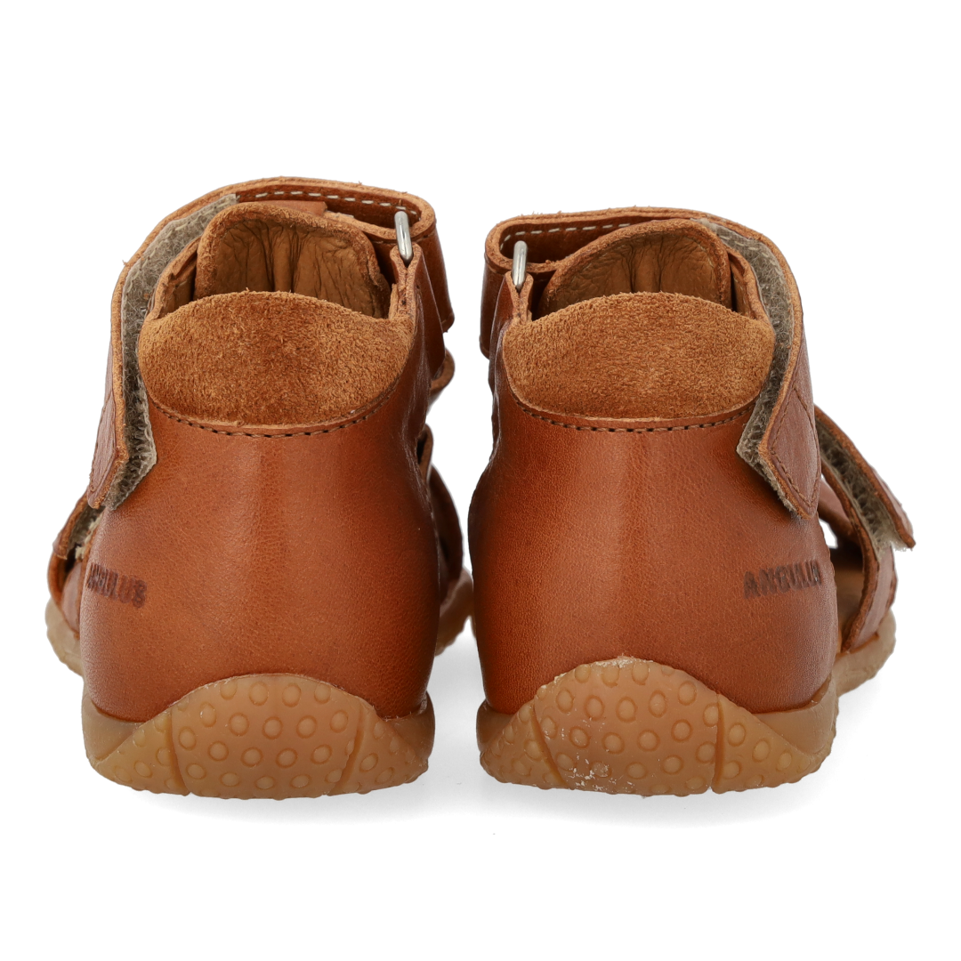 Sandal with double velcro