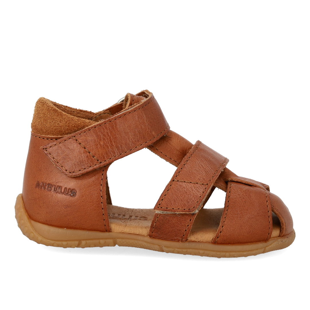 Sandal with double velcro