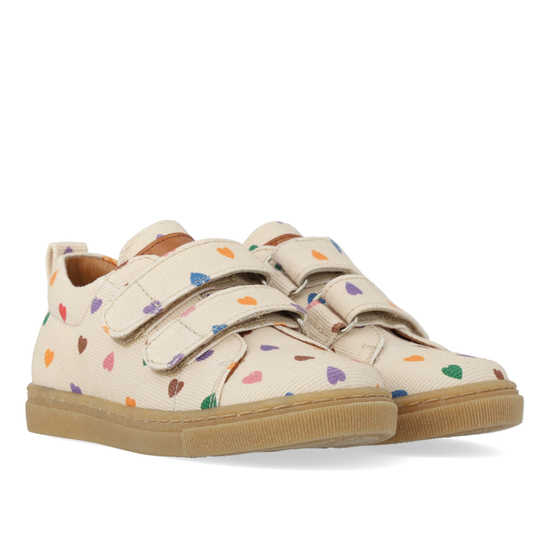 Classic sneaker in recycled cotton canvas