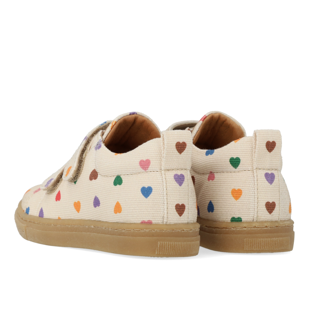 Classic sneaker in recycled cotton canvas
