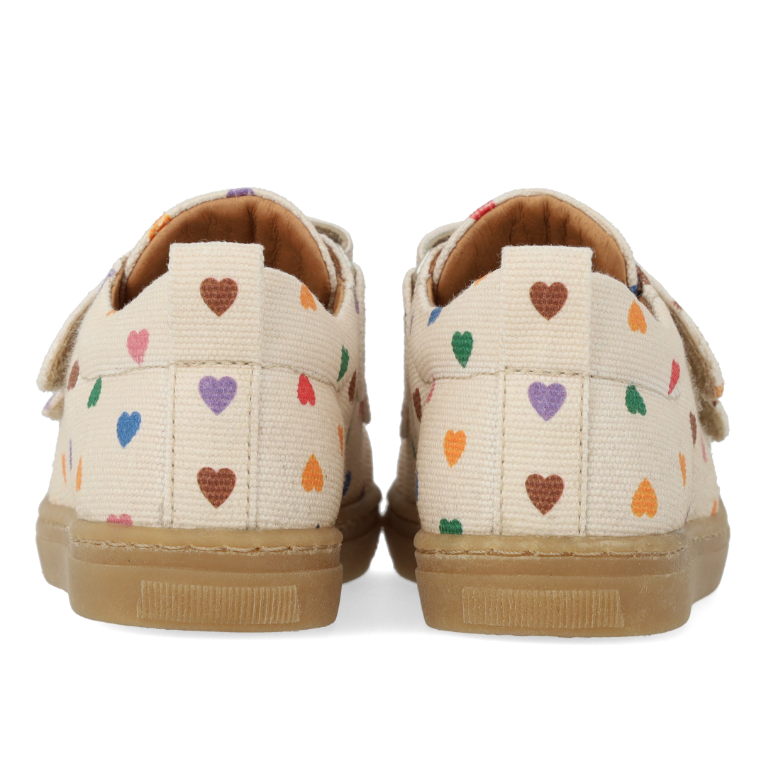 Classic sneaker in recycled cotton canvas