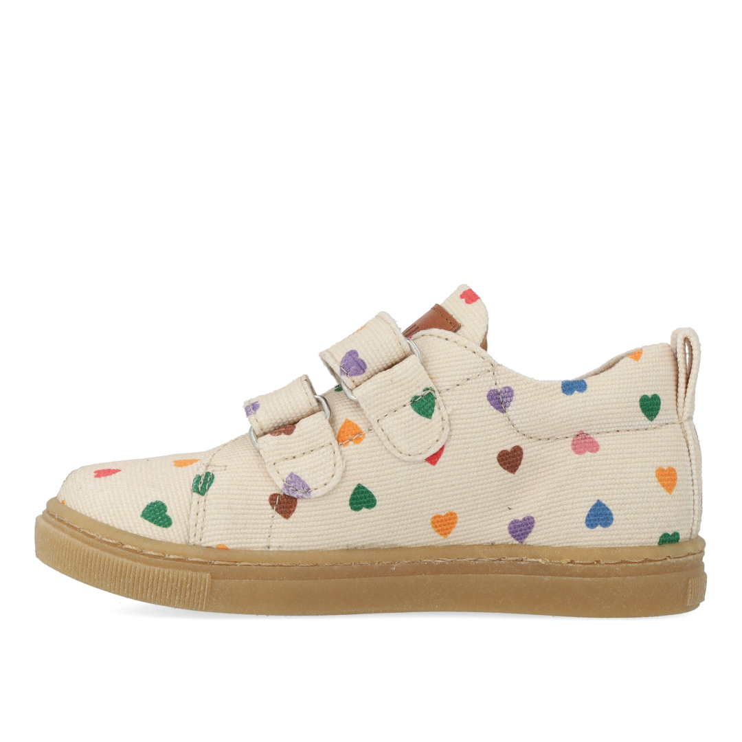 Classic sneaker in recycled cotton canvas
