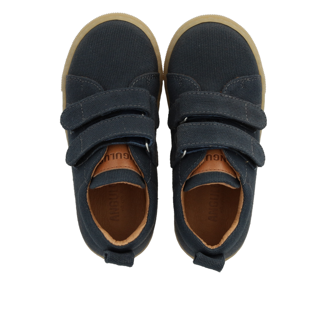 Classic sneaker in recycled cotton canvas