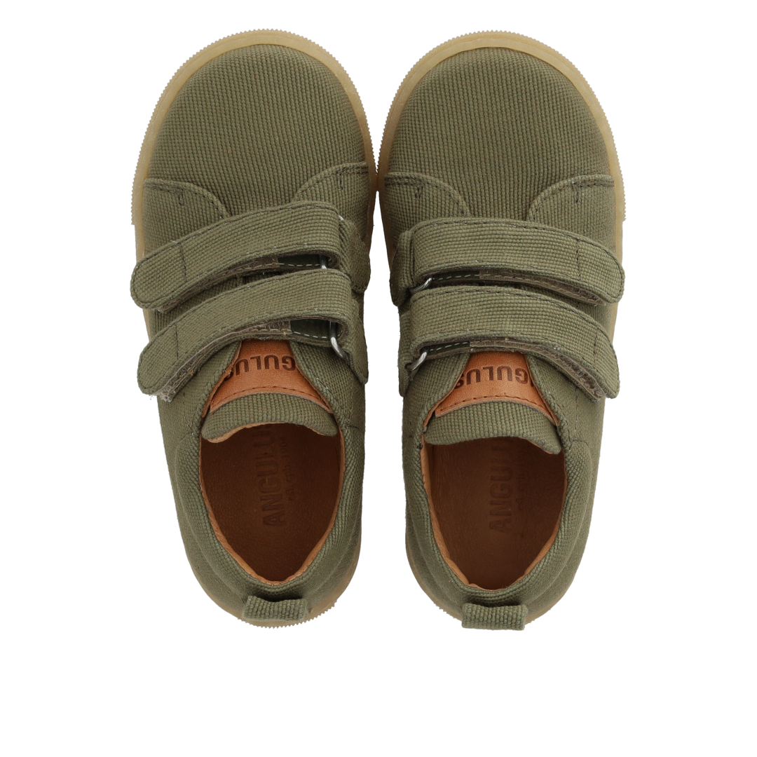 Classic sneaker in recycled cotton canvas